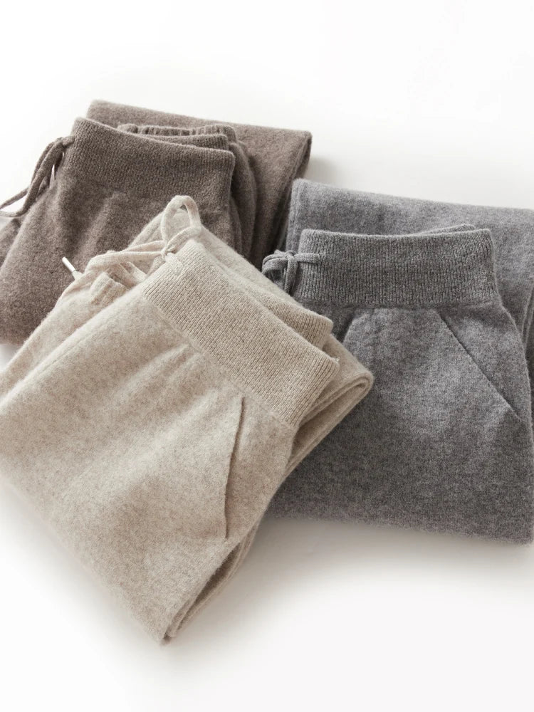 Women's Wool Slim-Fit Winter Pants