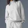 Women's Gray Zip-Up Hoodie