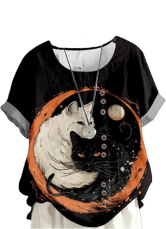 Women's Animal & Floral Print Tunic