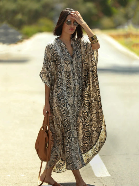 Women's Polyester Beach Cover-Up Dress