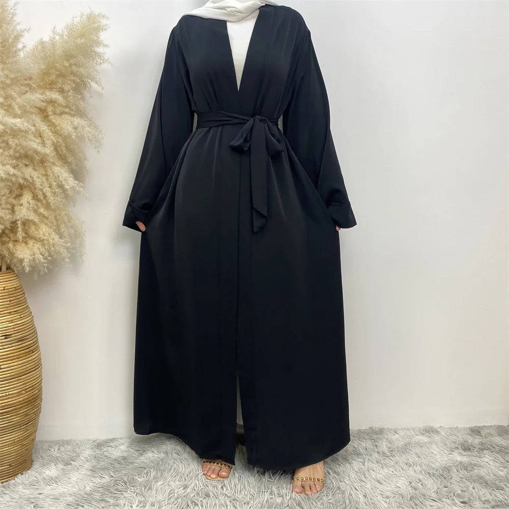 Solid Color Kimono Abaya