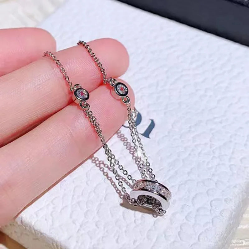 IFYOUOO Diamond Charm Bracelet