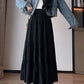 Women's High-Waist Patchwork A-Line Skirt