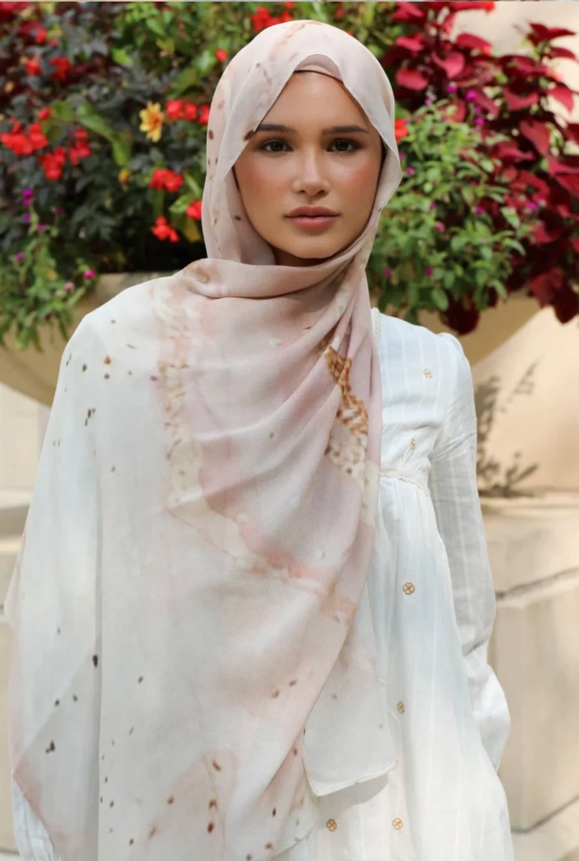 Tie-Dye Cotton Hijab Scarf