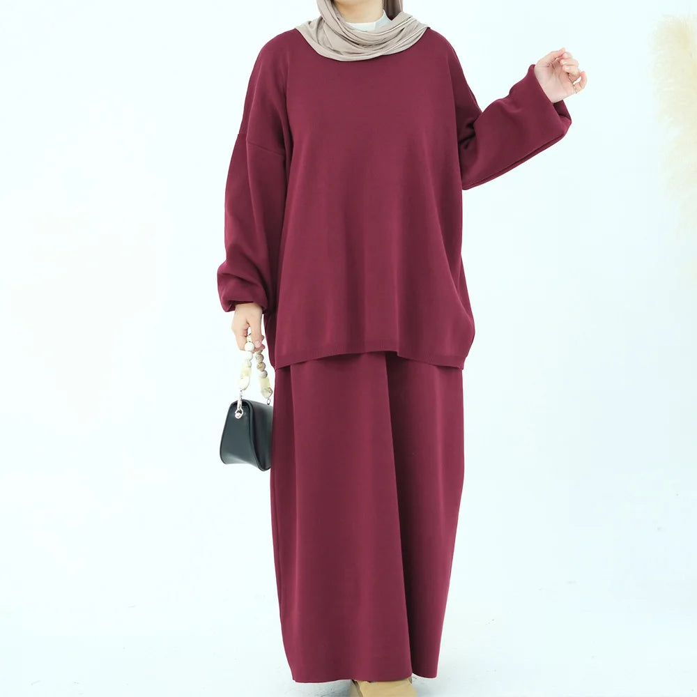 Women's 2-Piece Knit Loungewear Set