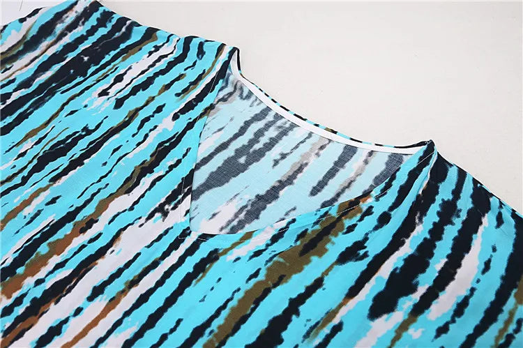 Plus-Size Women's Beach Kaftan Cover-Up