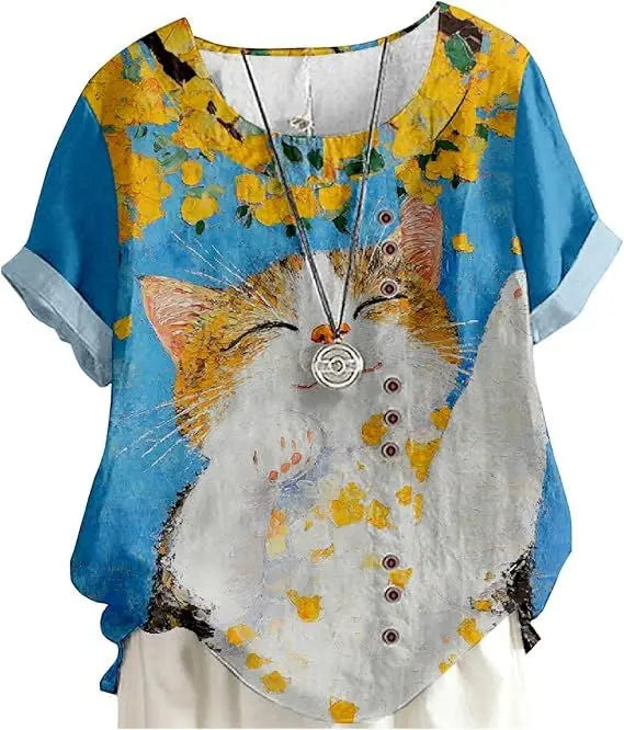 Women's Animal & Floral Print Tunic