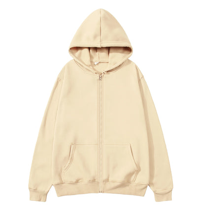Women's Zip-Up Hooded Sweater Jacket