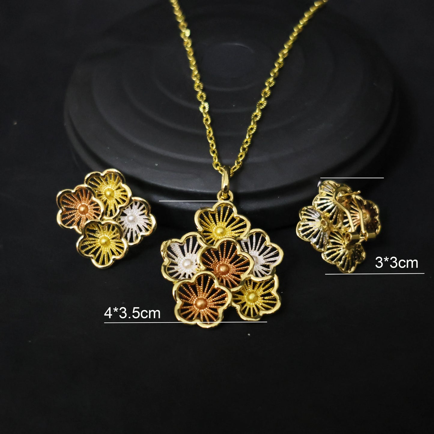 Luxury 18K Gold Plated Jewelry Set