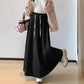 Women's High-Waist Pleated A-Line Skirt