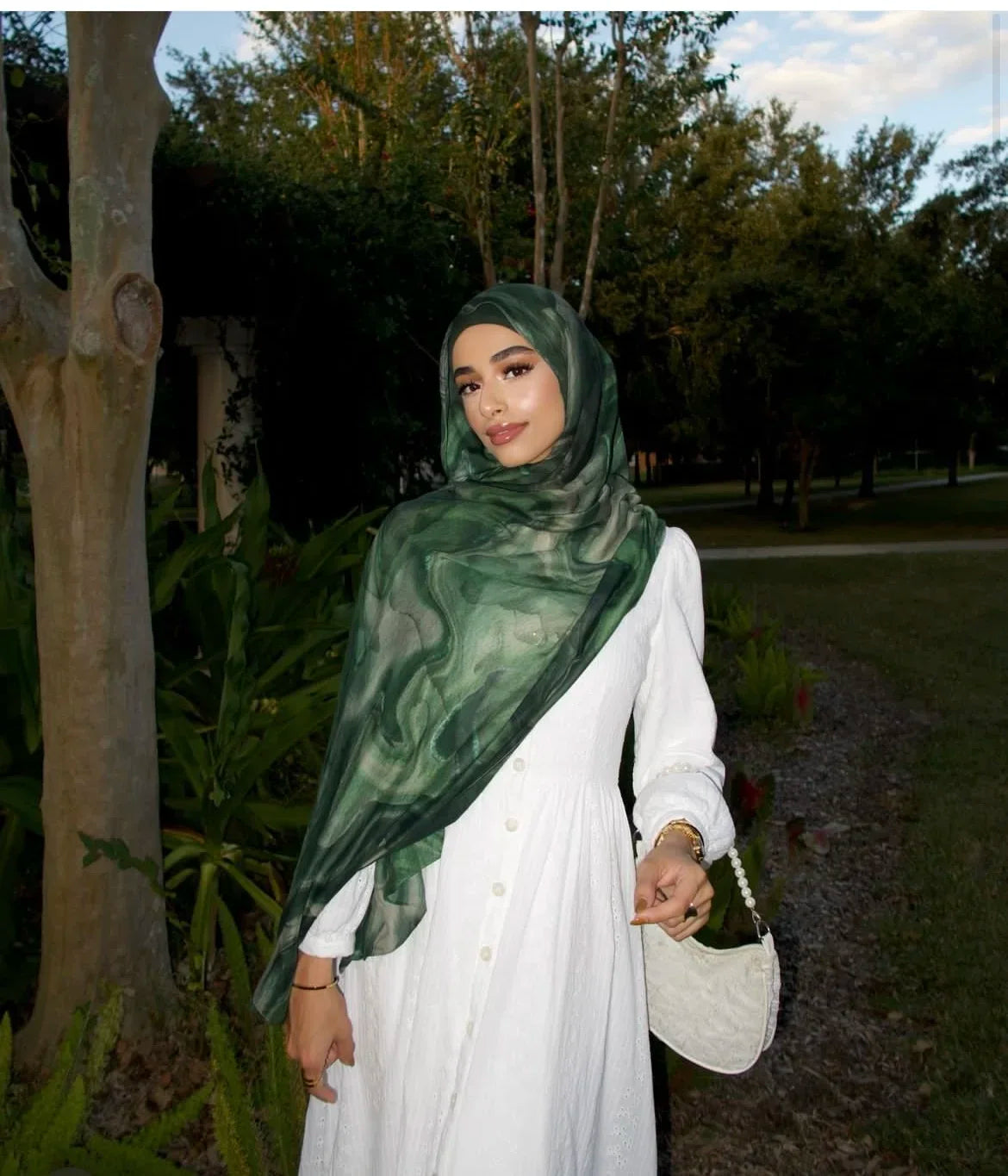 Tie-Dye Cotton Hijab Scarf