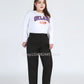 Women's Plus-Size Stretch Black Pants