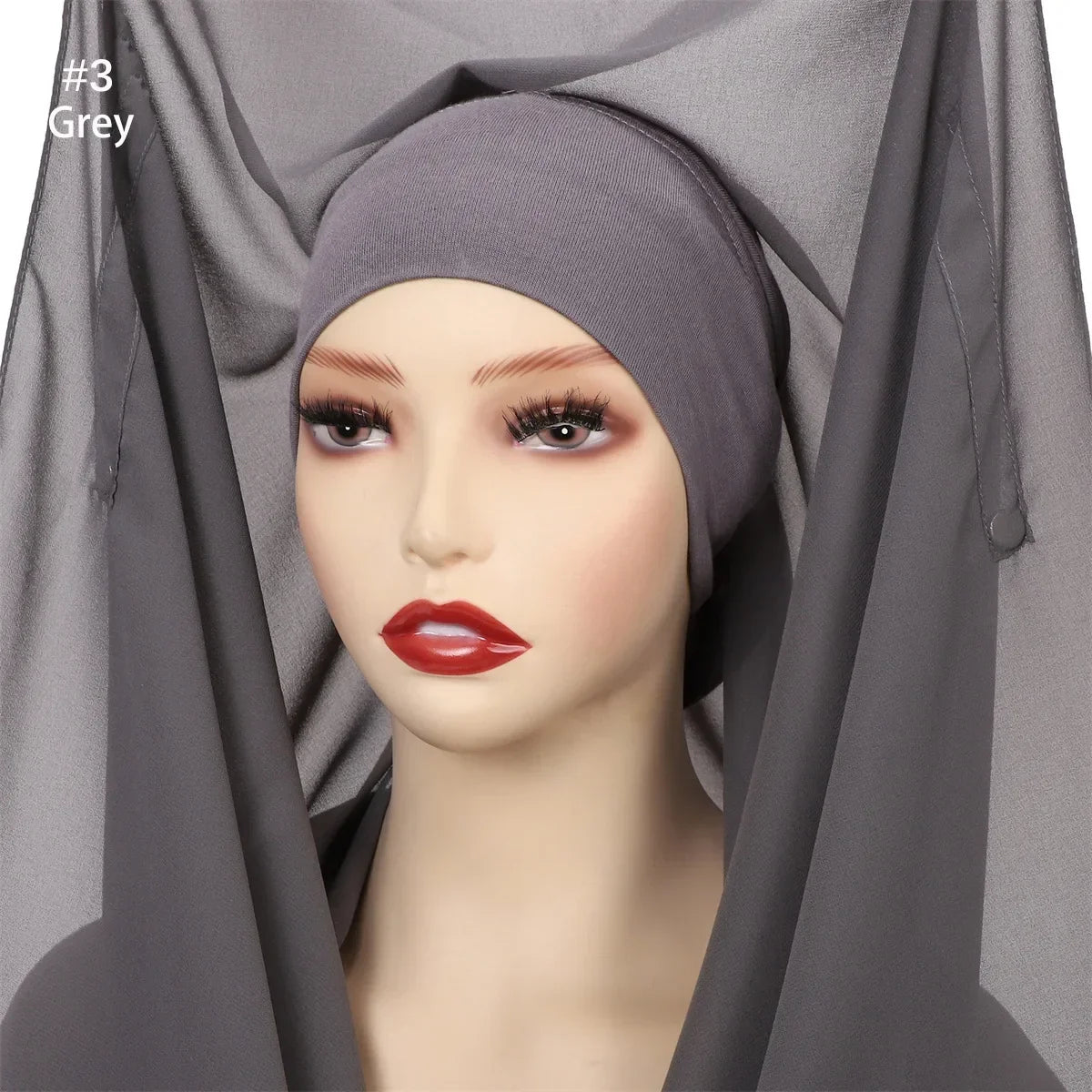 Instant Chiffon Hijab with Magnetic Buckle