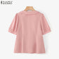 Women's Elegant Puff Sleeve Blouse