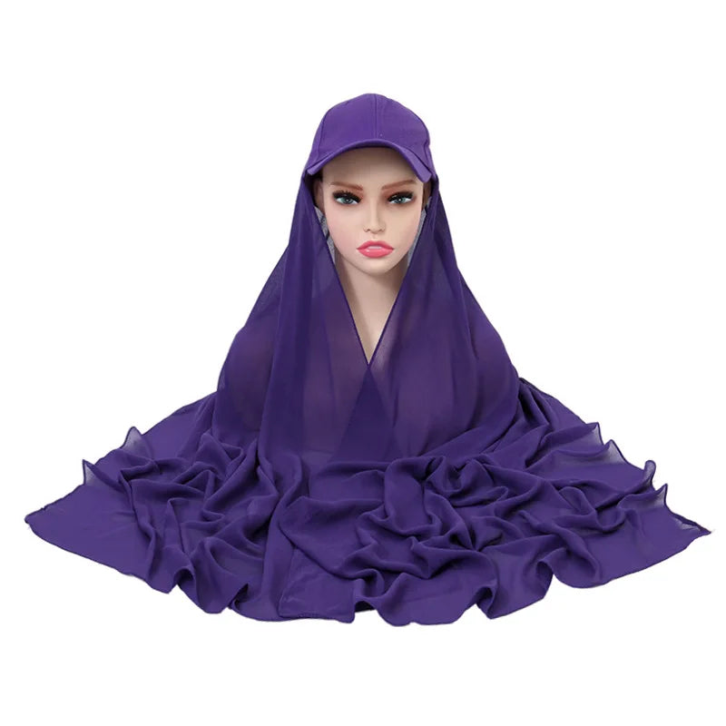 Sport Chiffon Cap Hijab