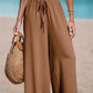 Women's Wide-Leg Drawstring Summer Pants