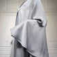 Ruffle Sleeve Open Abaya Kimono