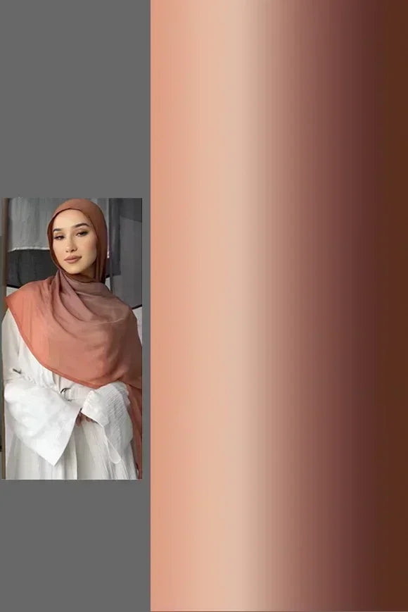 Watercolor Floral Cotton Hijab