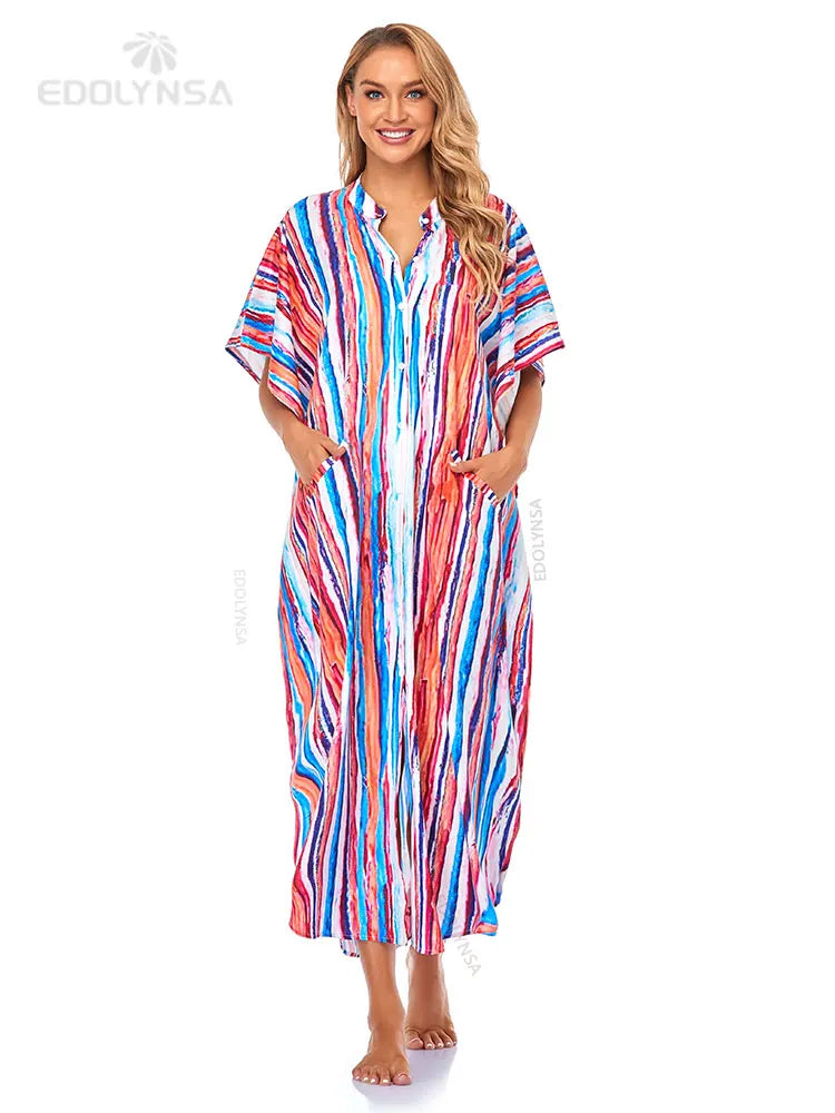Women's Polyester Beach Cover-Up Dress