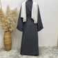 Solid Color Kimono Abaya