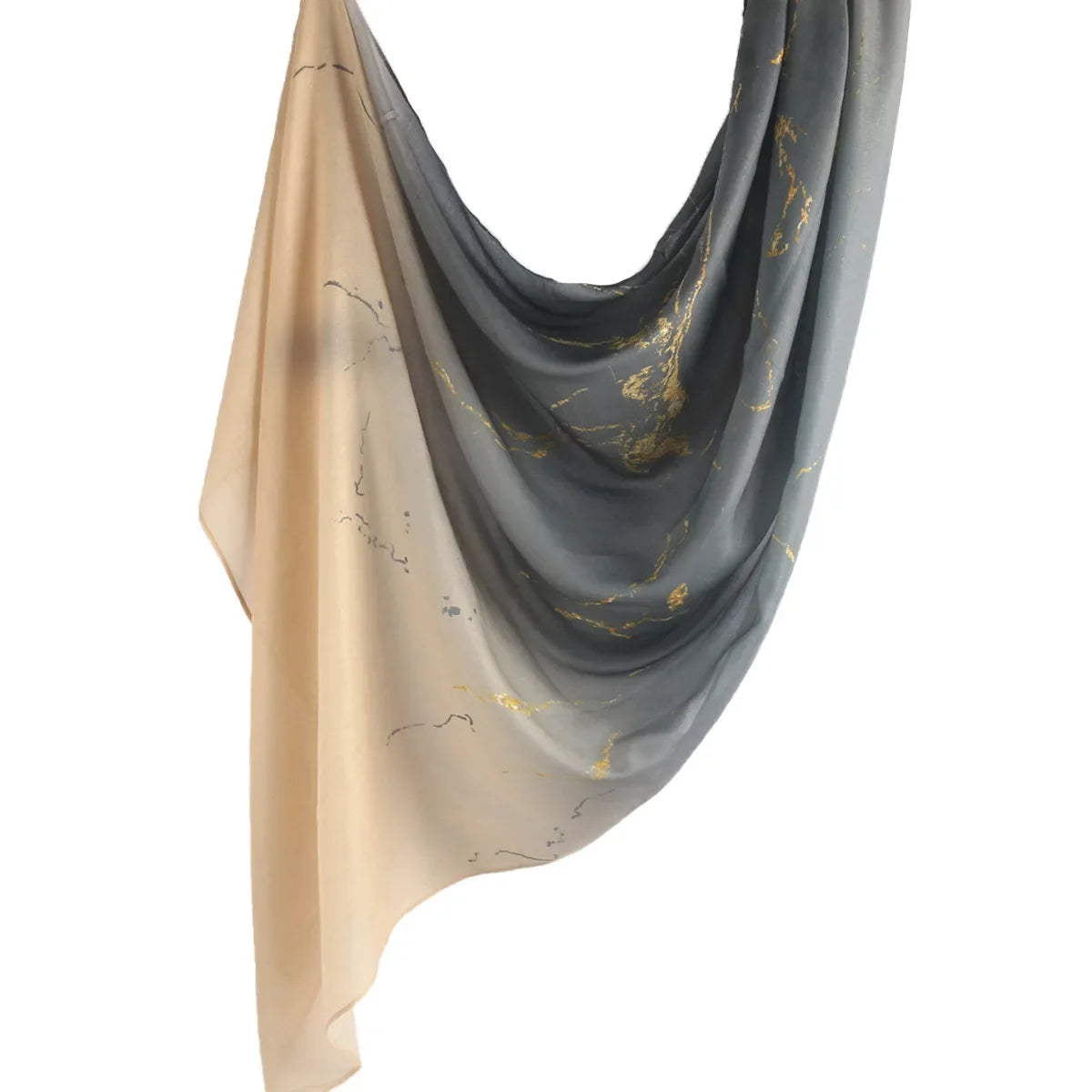 Watercolor Tie-Dye Cotton Hijab