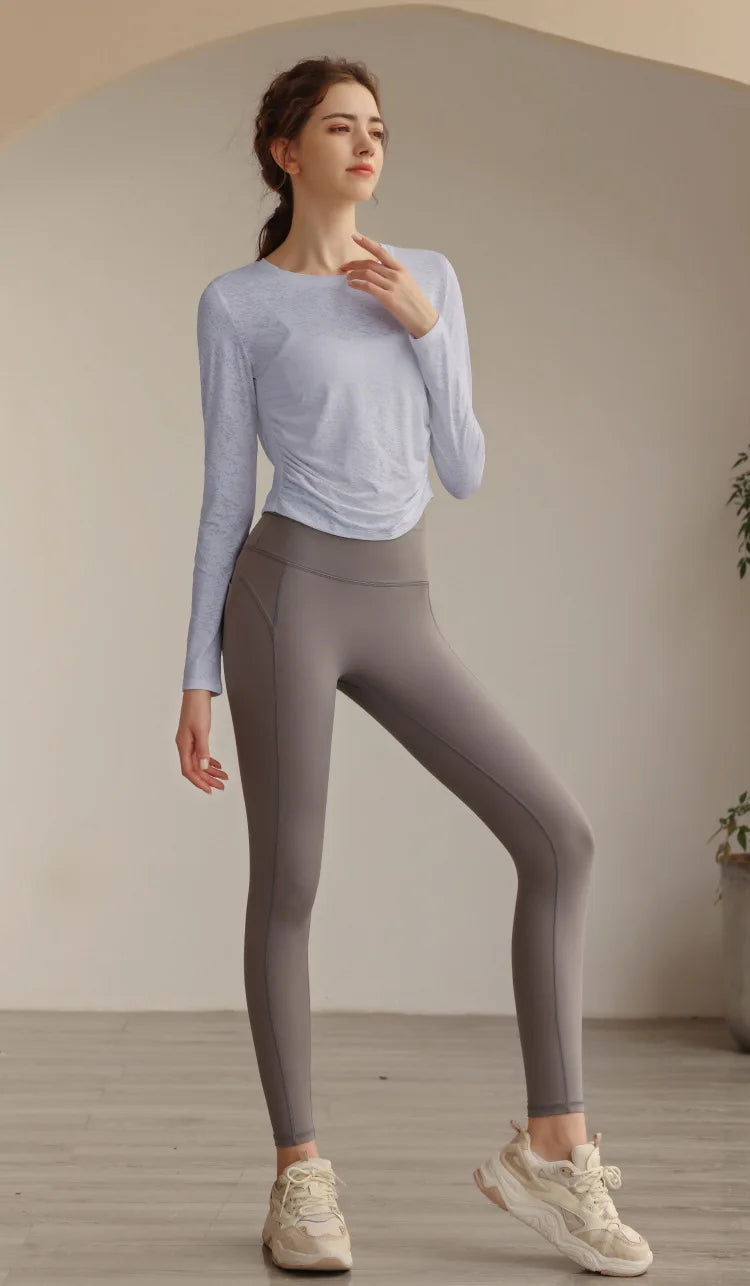 Women's Long Sleeve Slim Yoga Top