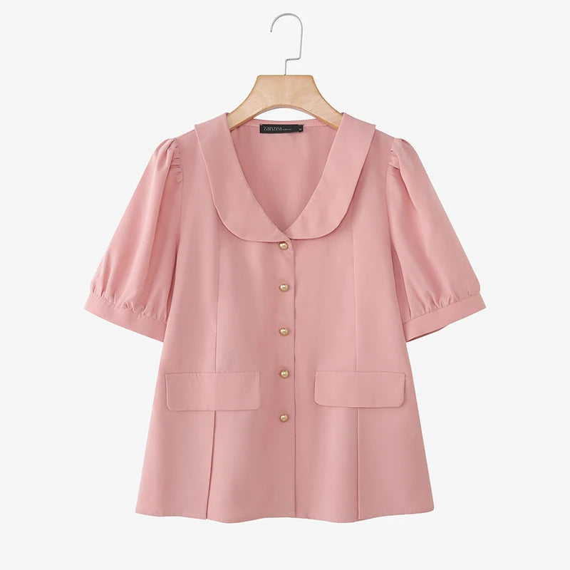 Women's Elegant Puff Sleeve Blouse