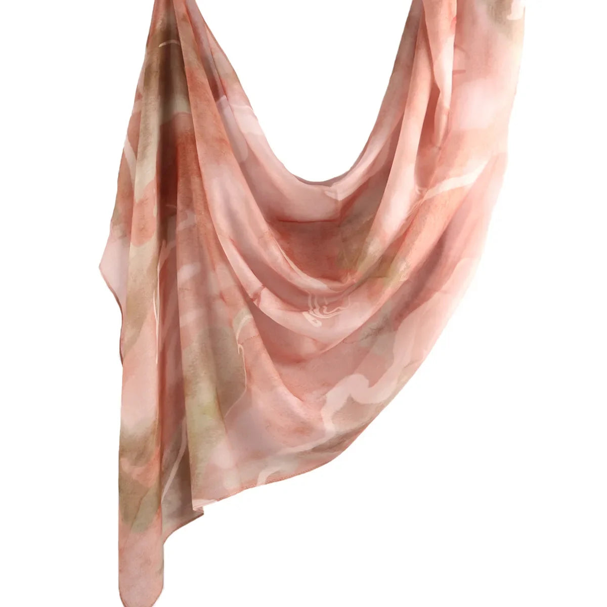 Watercolor Tie-Dye Cotton Hijab