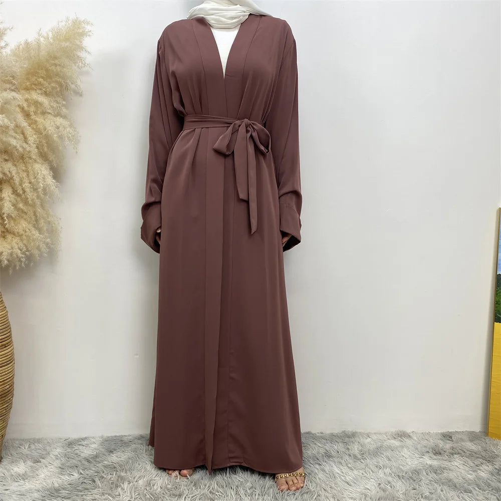 Solid Color Kimono Abaya