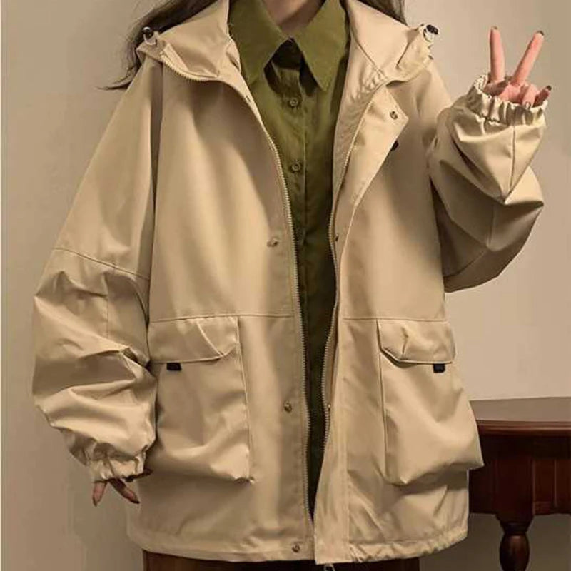 Women's Harajuku Y2K Hooded Jacket