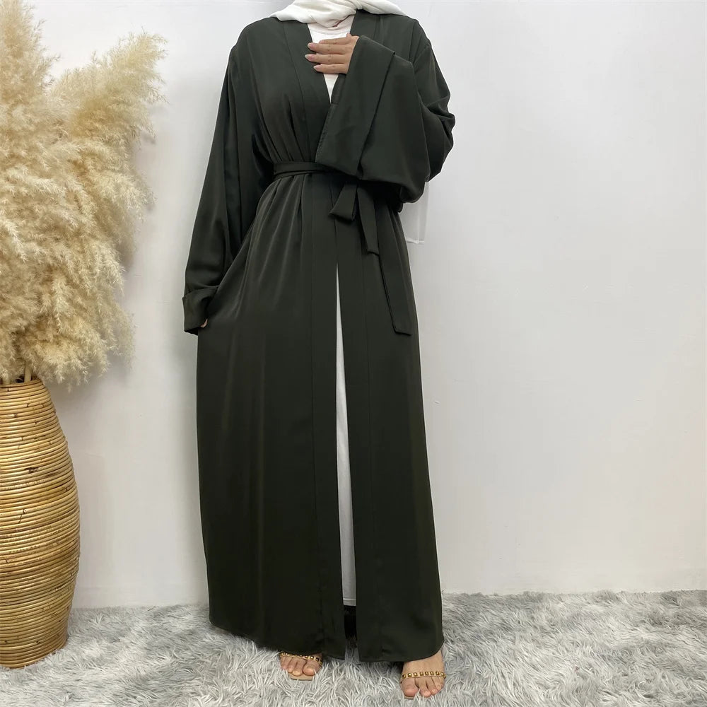 Solid Color Kimono Abaya