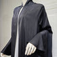 Ruffle Sleeve Open Abaya Kimono