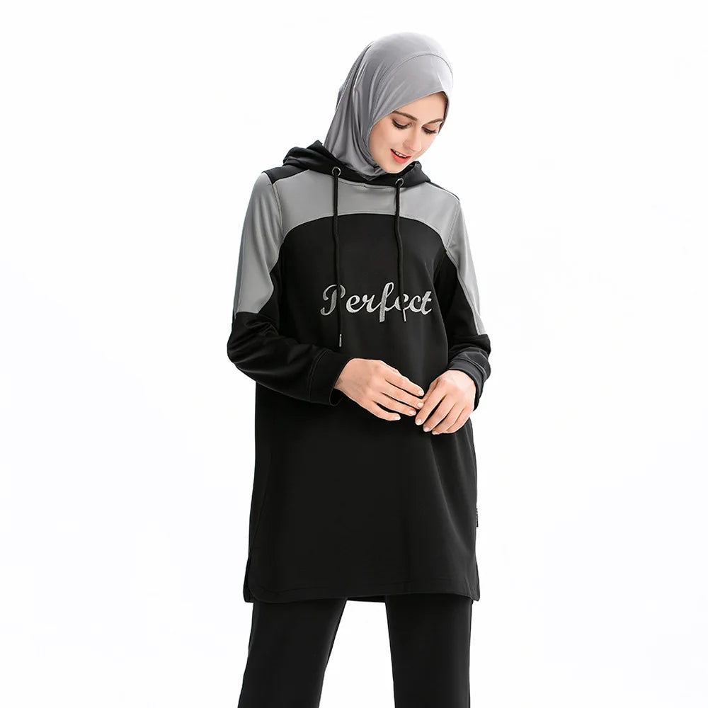 Women's Loose Hooded Kaftan Sweater
