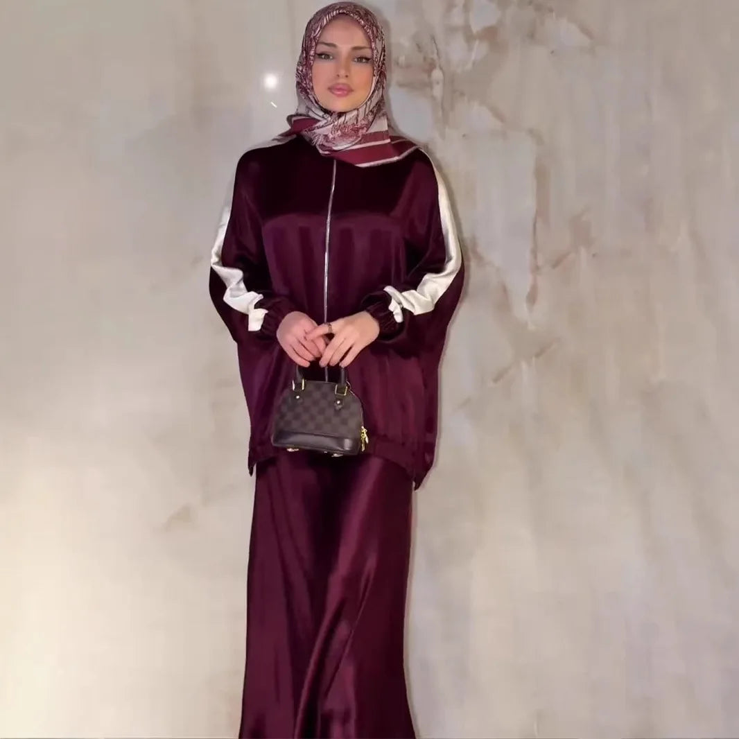 Women's Muslim Jacket & Skirt Set