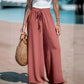 Women's Wide-Leg Drawstring Summer Pants