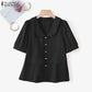 Women's Elegant Puff Sleeve Blouse