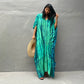 Plus-Size Women's Beach Kaftan Cover-Up