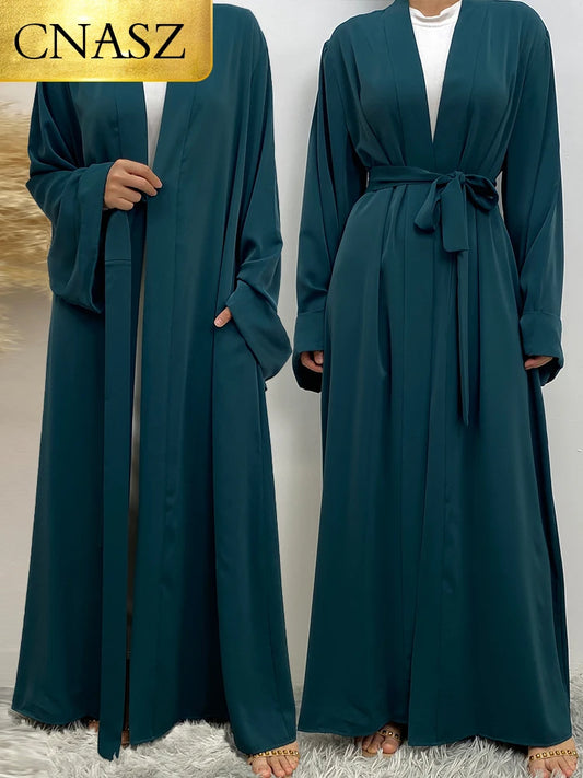 Solid Color Kimono Abaya