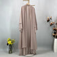 Chiffon Open Abaya Kaftan for Women