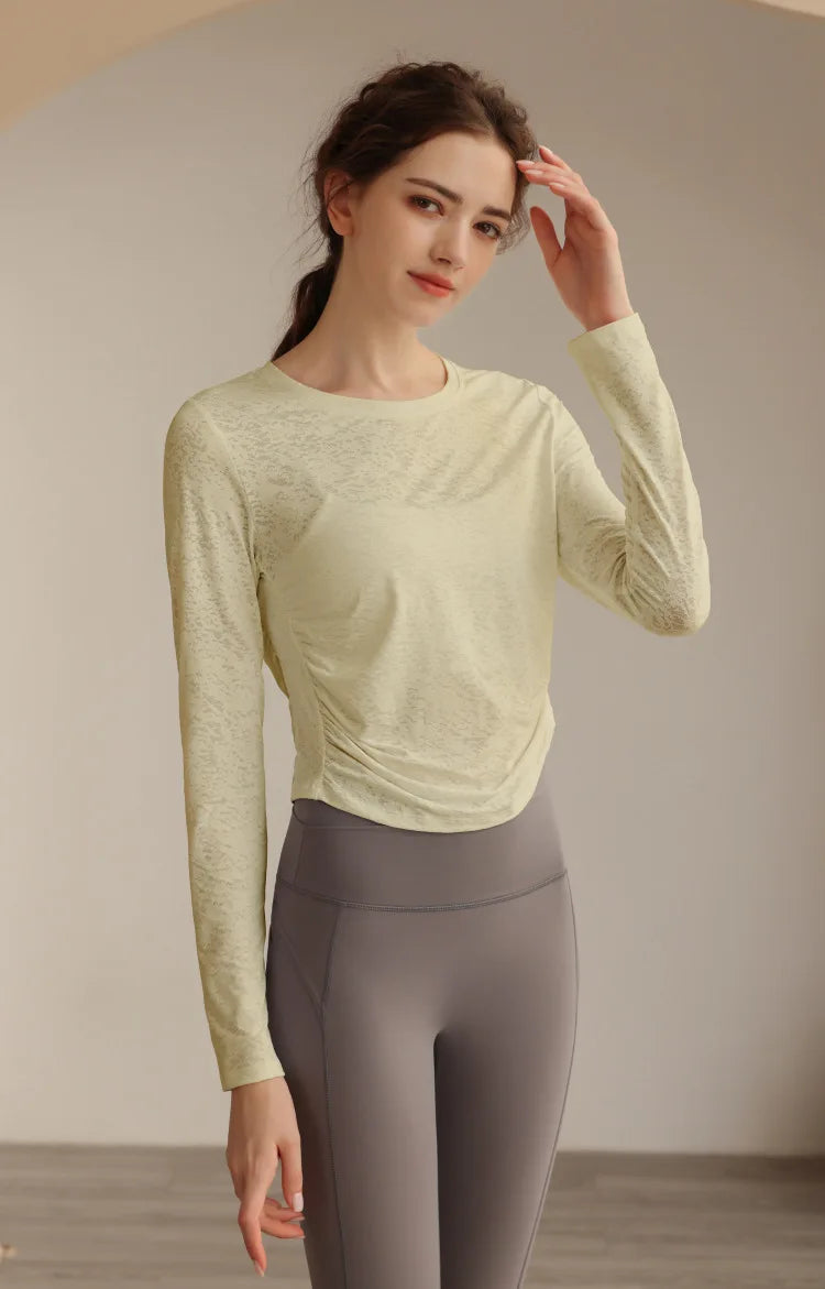 Women's Long Sleeve Slim Yoga Top