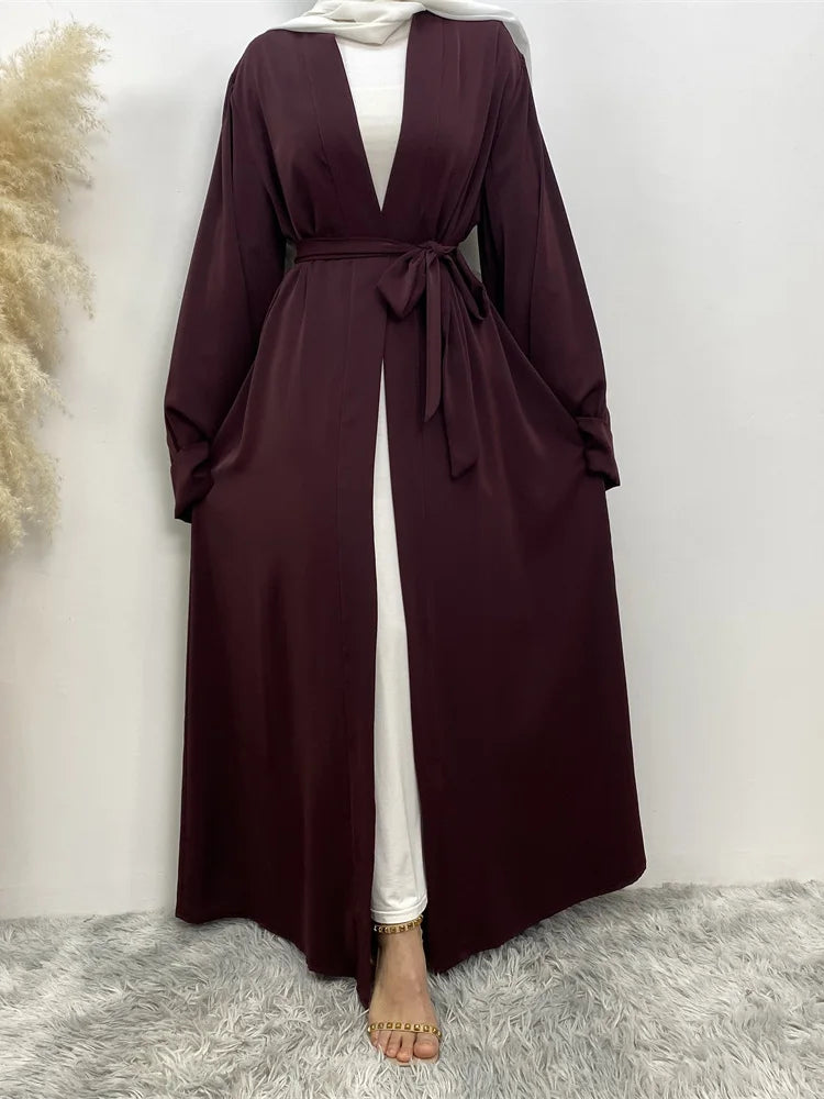 Solid Color Kimono Abaya