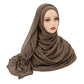 Large Plain Modal Hijab