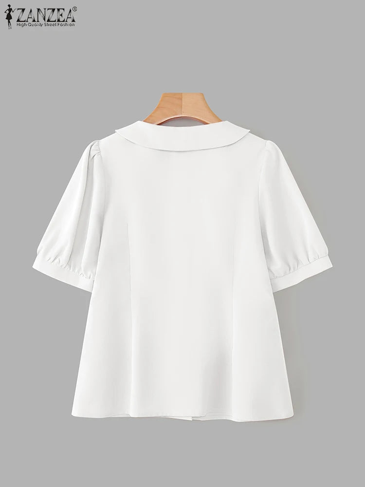 Women's Elegant Puff Sleeve Blouse
