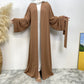Solid Color Kimono Abaya