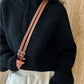 Women's Loose Half-Zip Turtleneck Sweater
