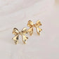 Bow & Gold Earrings Set
