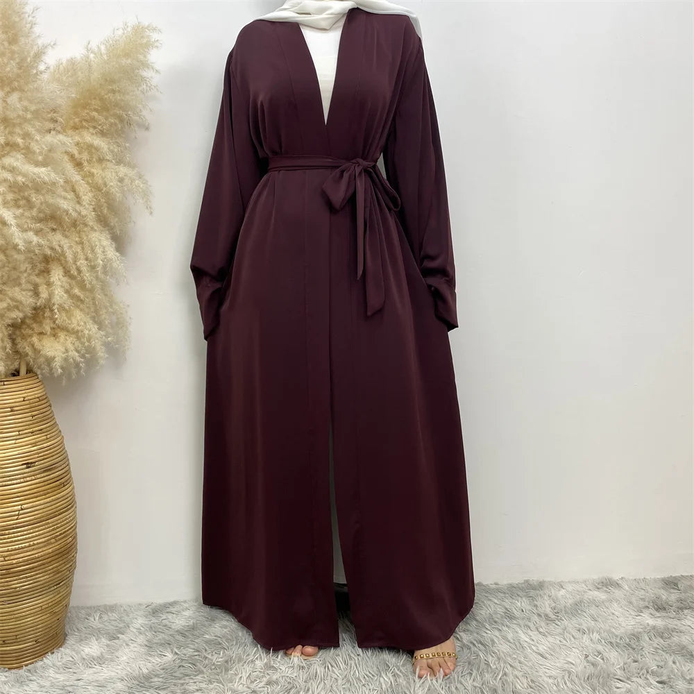 Solid Color Kimono Abaya