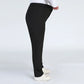 Women's Plus-Size Stretch Black Pants
