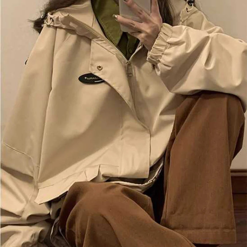 Women's Harajuku Y2K Hooded Jacket