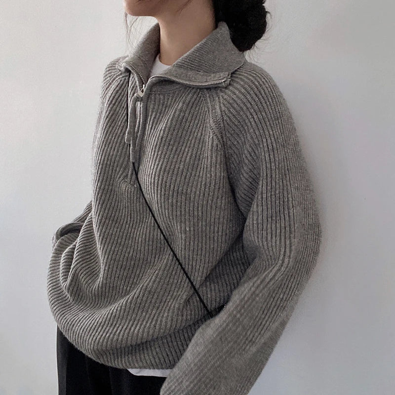Women's Korean Turtleneck Pullover Sweater